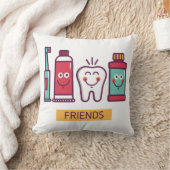 漫画の口頭心配の友人 クッション (ブランケット)