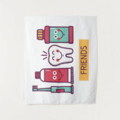 漫画の口頭心配の友人 タペストリー (正面)