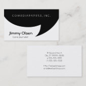 漫画の吹き出し 名刺 (正面/裏面)