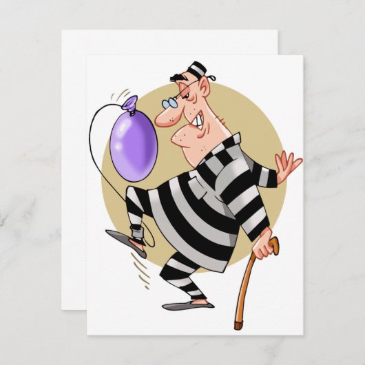 漫画の囚人の招待状 招待状 (正面/裏面)