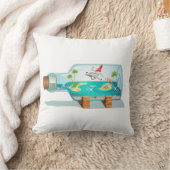 漫画の夏のクリスタルボール クッション (ブランケット)