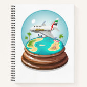 漫画の夏のクリスタルボール ノートブック (正面)