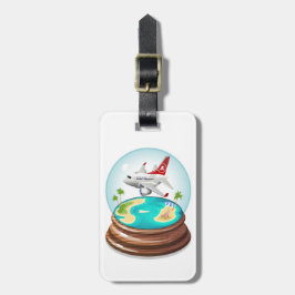 漫画の夏のクリスタルボール ラゲッジタグ