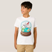 漫画の夏のクリスタルボール Tシャツ (正面フル)