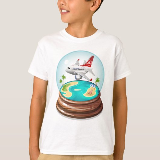 漫画の夏のクリスタルボール Tシャツ (正面)