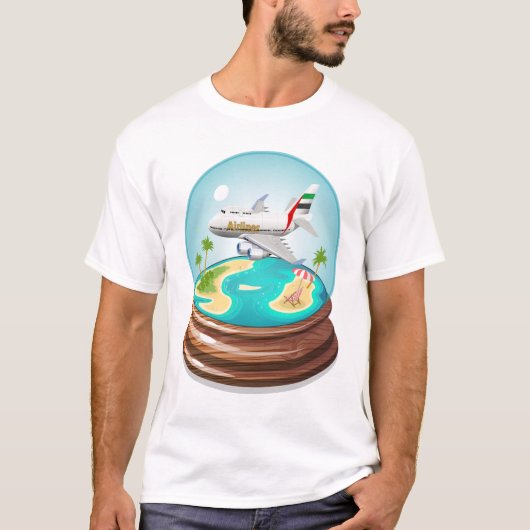 漫画の夏のクリスタルボール Tシャツ (正面)