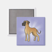 漫画の大きなダン マグネット (正面/裏面)