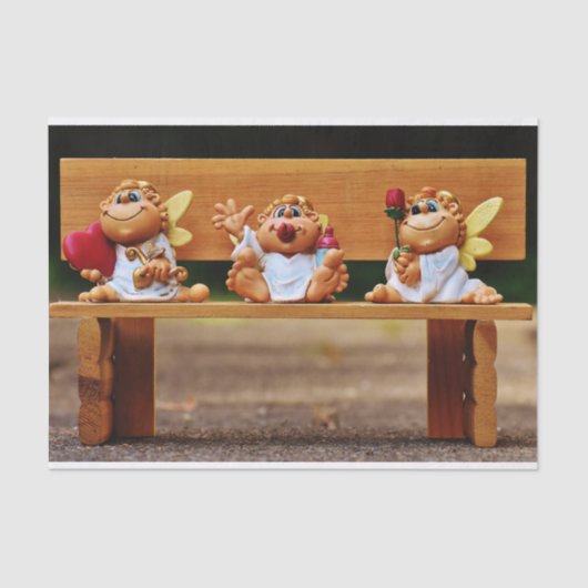 漫画の天使ティッシュペーパー 薄葉紙 (正面)