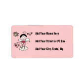 漫画の天使 ラベル (正面)