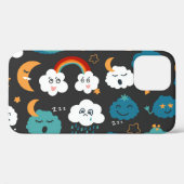 漫画の天気予報シームレスパターン Case-Mate iPhoneケース (裏面 (横))