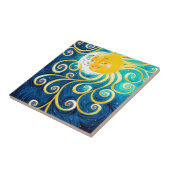 漫画の太陽と月の愛の平和 タイル (側面)