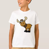 漫画の奇妙なムース |背景色の選択 Tシャツ (正面)