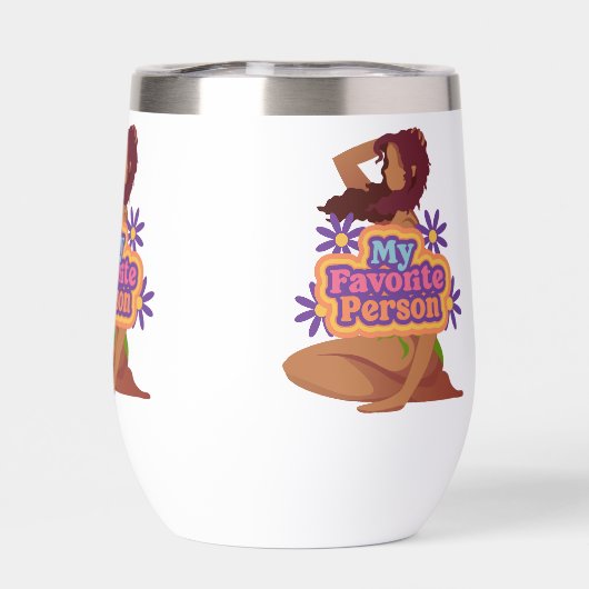 漫画の女の子の私のお気に入りの人 (背面)