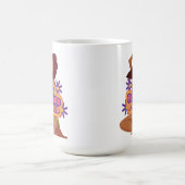 漫画の女の子の私のお気に入りの人 コーヒーマグカップ (中央)