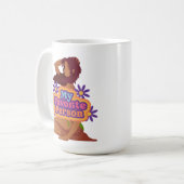 漫画の女の子の私のお気に入りの人 コーヒーマグカップ (正面左)