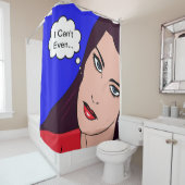 漫画の女の子#14 シャワーカーテン (インサイチュ)
