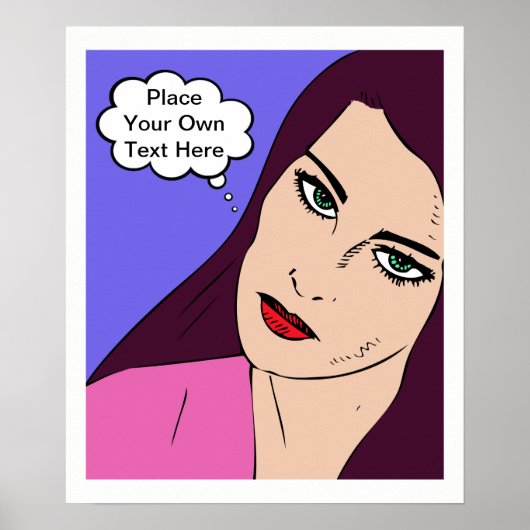 漫画の女の子#1 ポスター (正面)