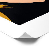 漫画の女性顔、ポスターの編集 ポスター (角)