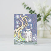 漫画の妖精バニーラビットファンタジーアートハガキ ポストカード (スタンド正面)