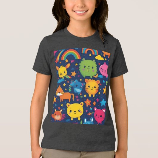 漫画の子供のTシャツ トライブレンドＴシャツ (正面)