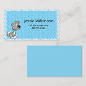 漫画の子犬のカスタムなPlaydateカード コーリングカード (正面/裏面)