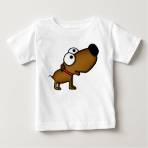 漫画の子犬 ベビーTシャツ