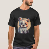漫画の子犬 Tシャツ (正面)