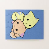 漫画の子猫パズル ジグソーパズル (横)