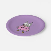 漫画の子猫 ペーパープレート (アングル)