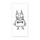 漫画の子猫 ラバースタンプ (インプリント)