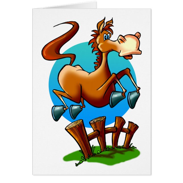 漫画の子馬の跳躍 (正面)