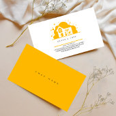 漫画の家メイドクリーニングサービスイエロー 名刺