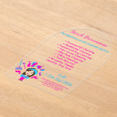 漫画の家政婦メイドジャニカル アクリル招待状 (レイダウン)