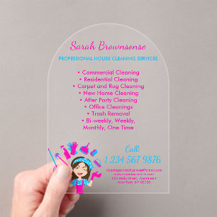 漫画の家政婦メイドジャニカル アクリル招待状