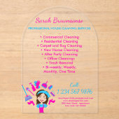 漫画の家政婦メイドジャニカル アクリル招待状 (正面)