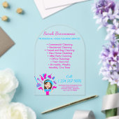 漫画の家政婦メイドジャニカル アクリル招待状 (インサイチュ (ウェディング))