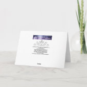 漫画の家族の父の日のグリーティングカード カード (裏面)