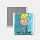 漫画の少年 – ティミー マグネット (正面/裏面)