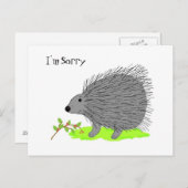 漫画の山嵐 – ごめんなさい ポストカード (正面/裏面)