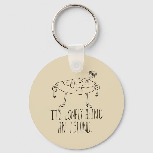 漫画の島 キーホルダー (正面)