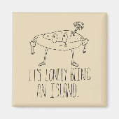 漫画の島 マグネット (正面)