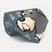漫画の巨大なか標準またはミニチュア・シュナウツァー ネクタイ (ロール)