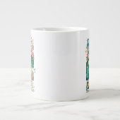 漫画の幻想的な動物の場面 ジャンボコーヒーマグカップ (正面)