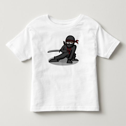 漫画の忍者の戦士 トドラーTシャツ (正面)
