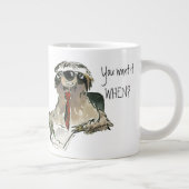 漫画の怠惰のオフィスの大きいマグ ジャンボコーヒーマグカップ (右)