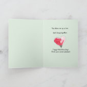 漫画の怠惰のバレンタインデーカード シーズンカード (内部)