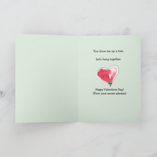 漫画の怠惰のバレンタインデーカード シーズンカード (内部)