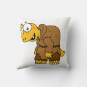 漫画の恐竜の背中。 クッション (裏面)