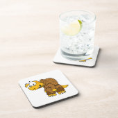 漫画の恐竜の背中。 コースター (右側)