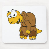 漫画の恐竜の背中。 マウスパッド (正面)